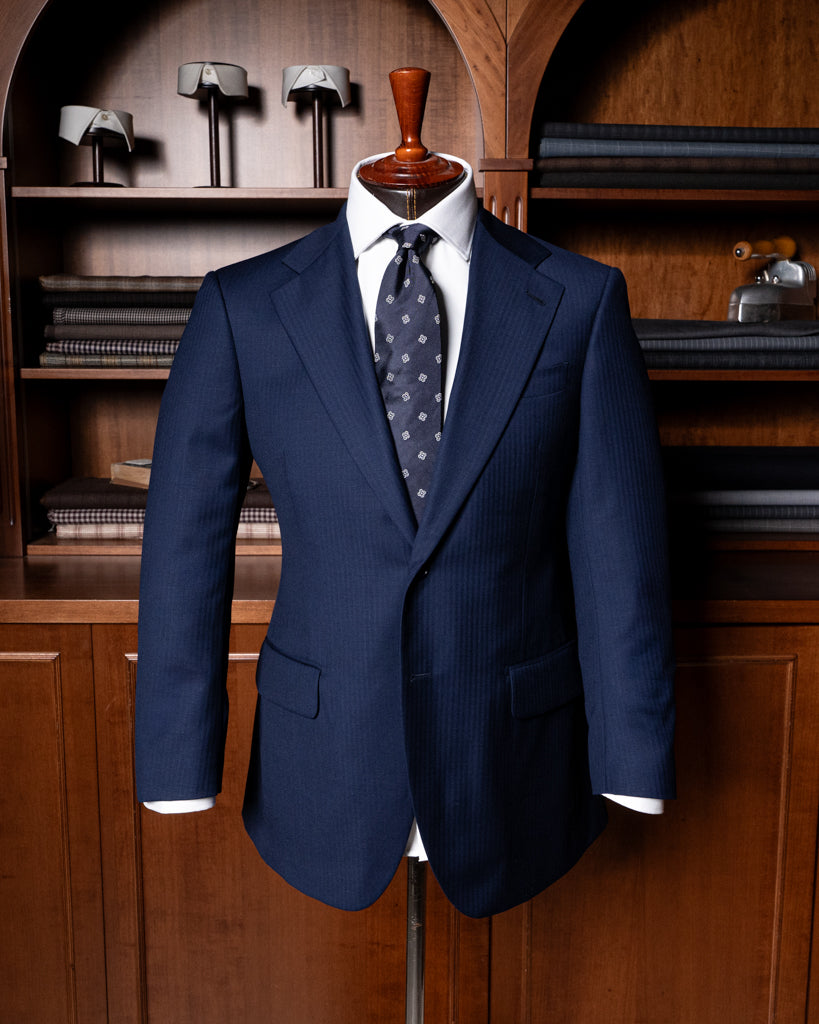 Abito Giotto Spinato Blu Navy