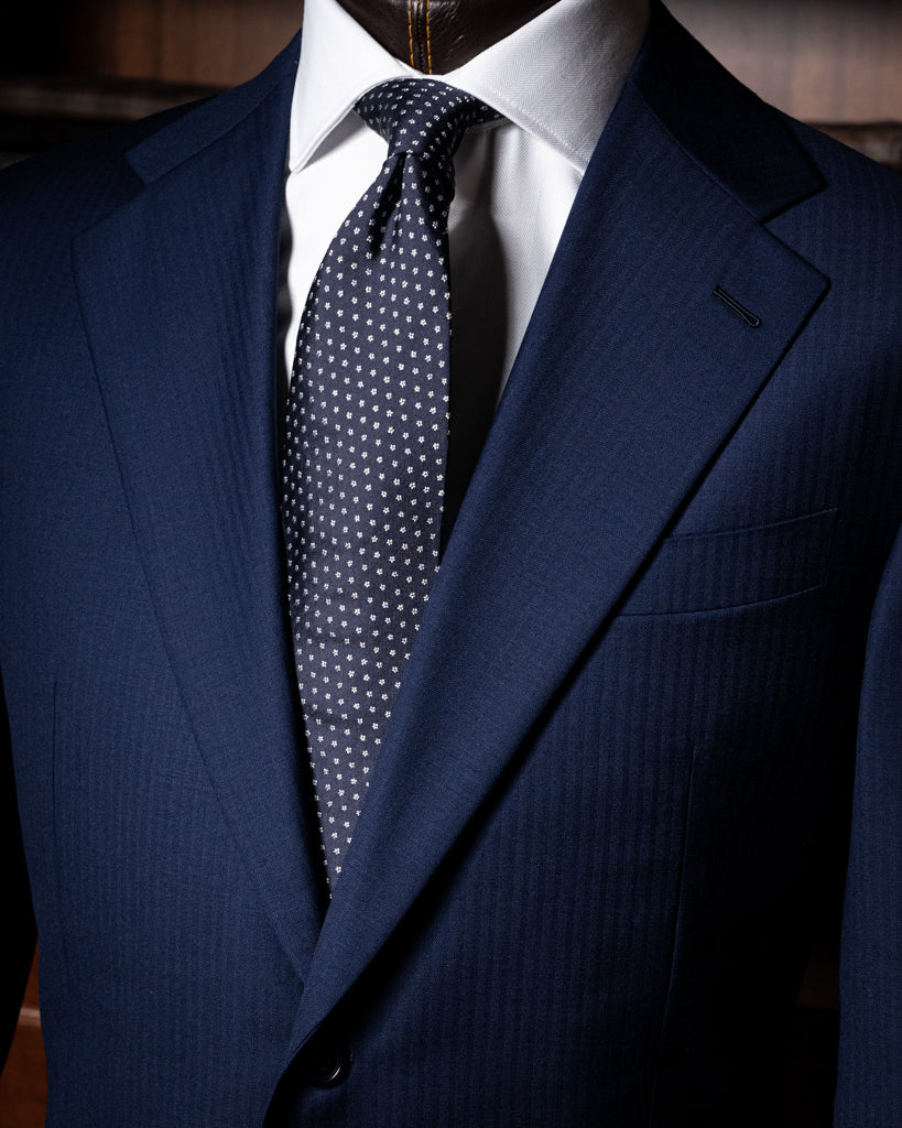 Abito Giotto Spinato Blu Navy