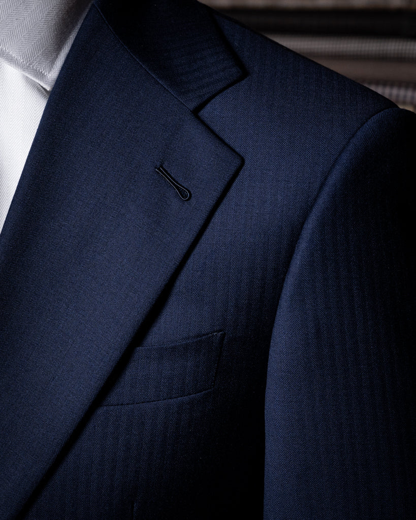 Abito Giotto Spinato Blu Navy