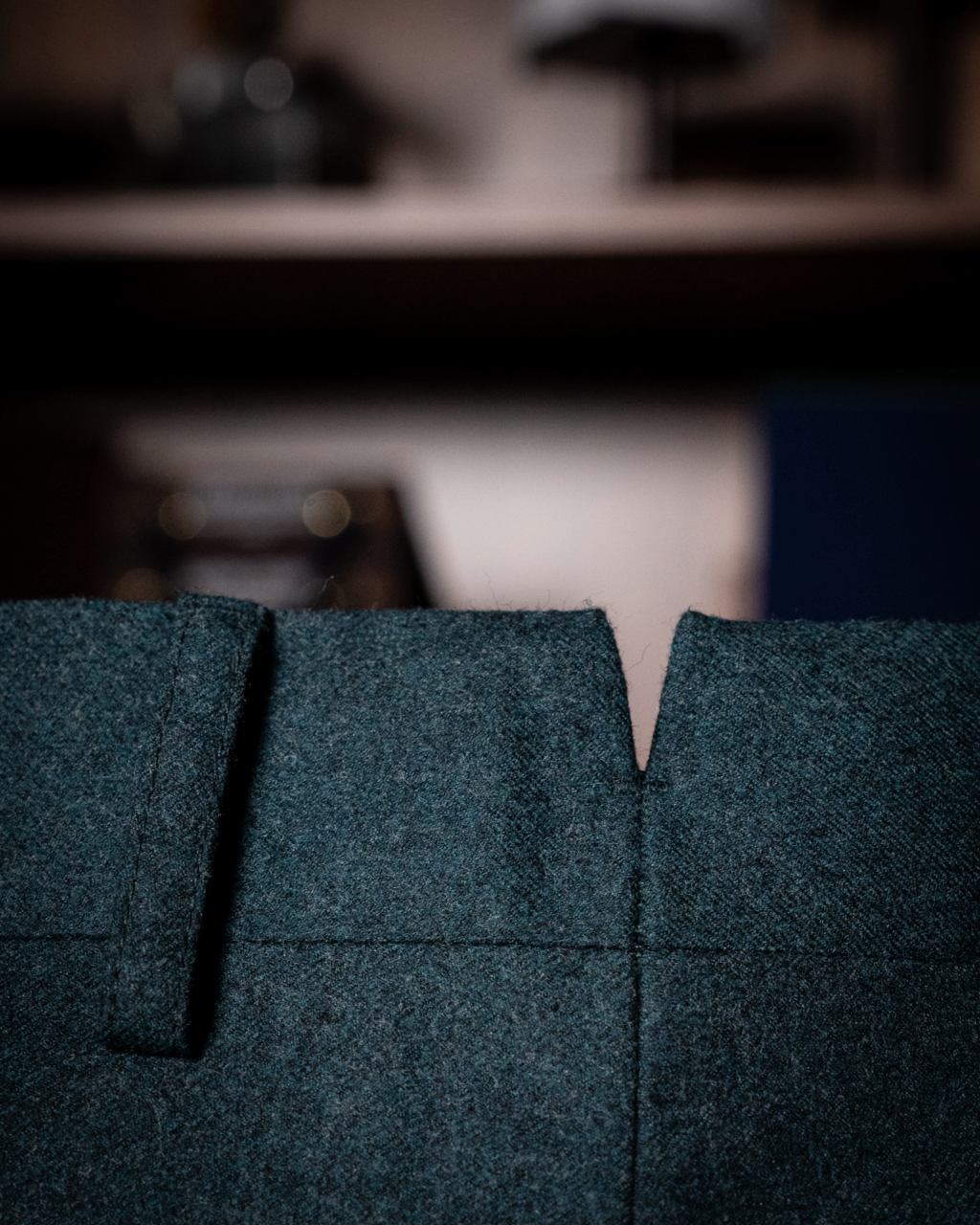 Giotto Forest Green Flannel Suit