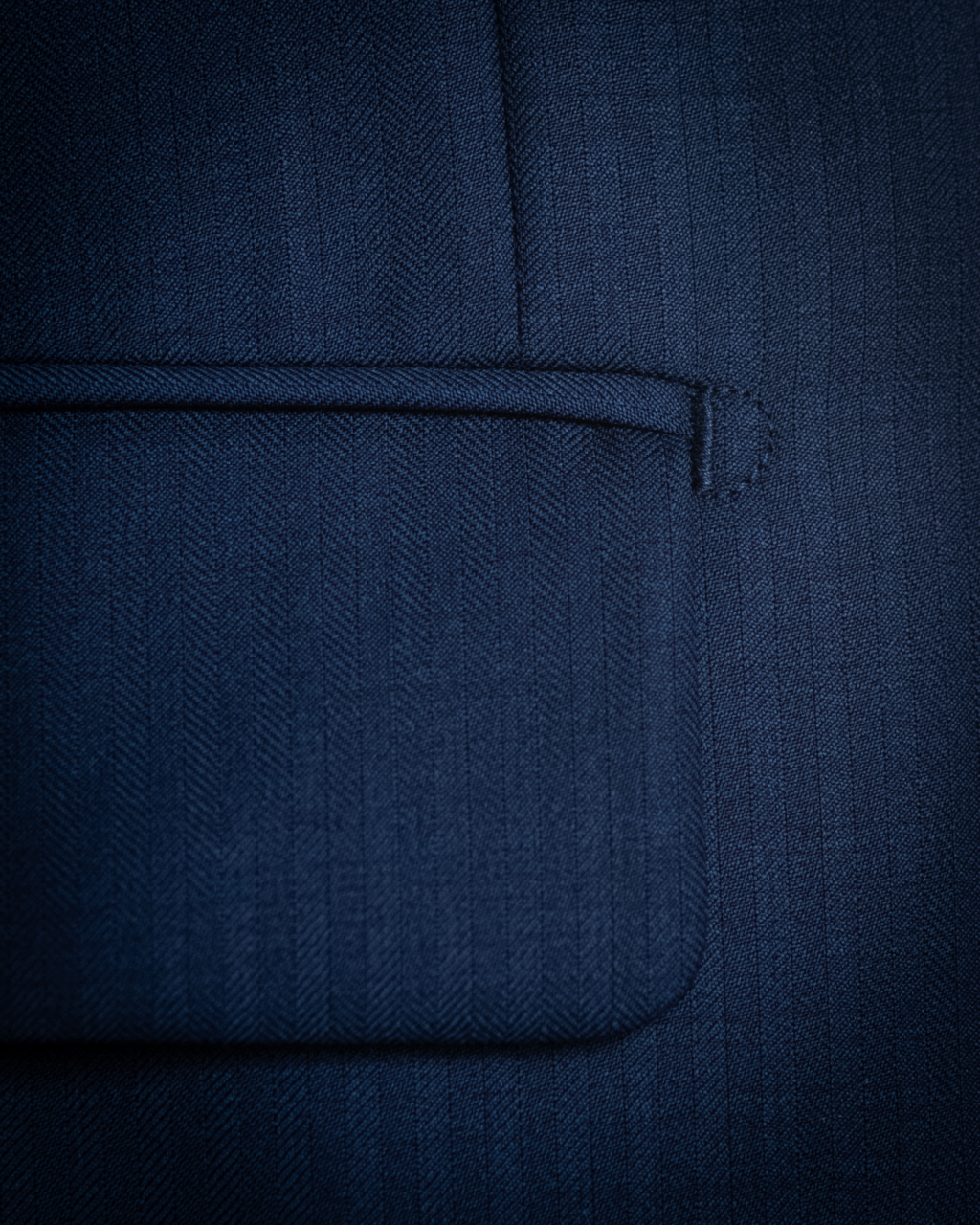 Abito Canova Doppiopetto Blu Chiaro Spinato