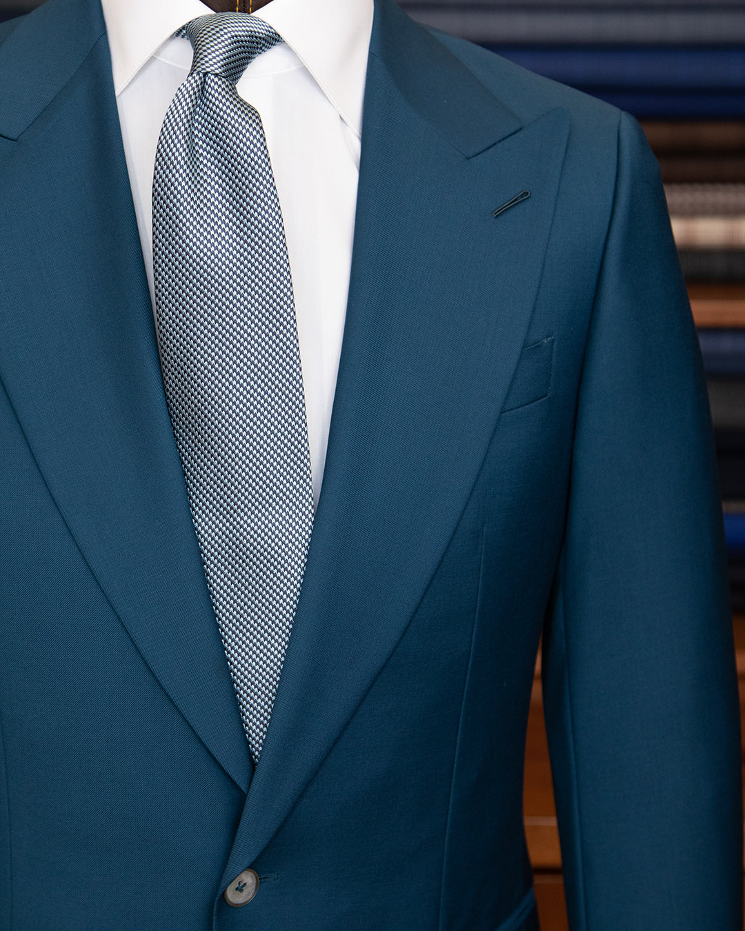 Abito Modernico Blu Ottanio