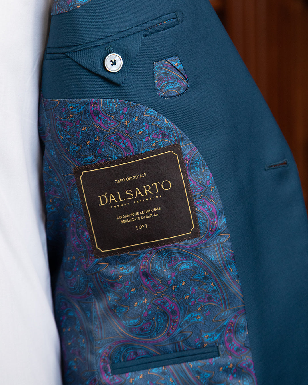 Abito Modernico Blu Ottanio