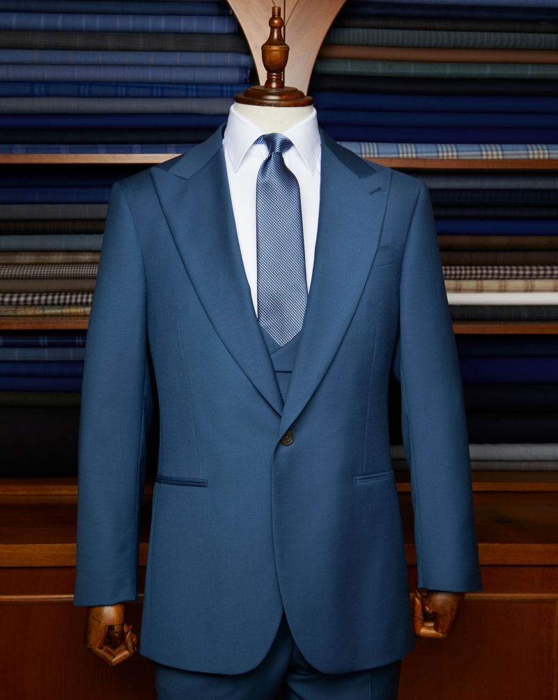 Abito Modernico Blu Petrolio con Gilet