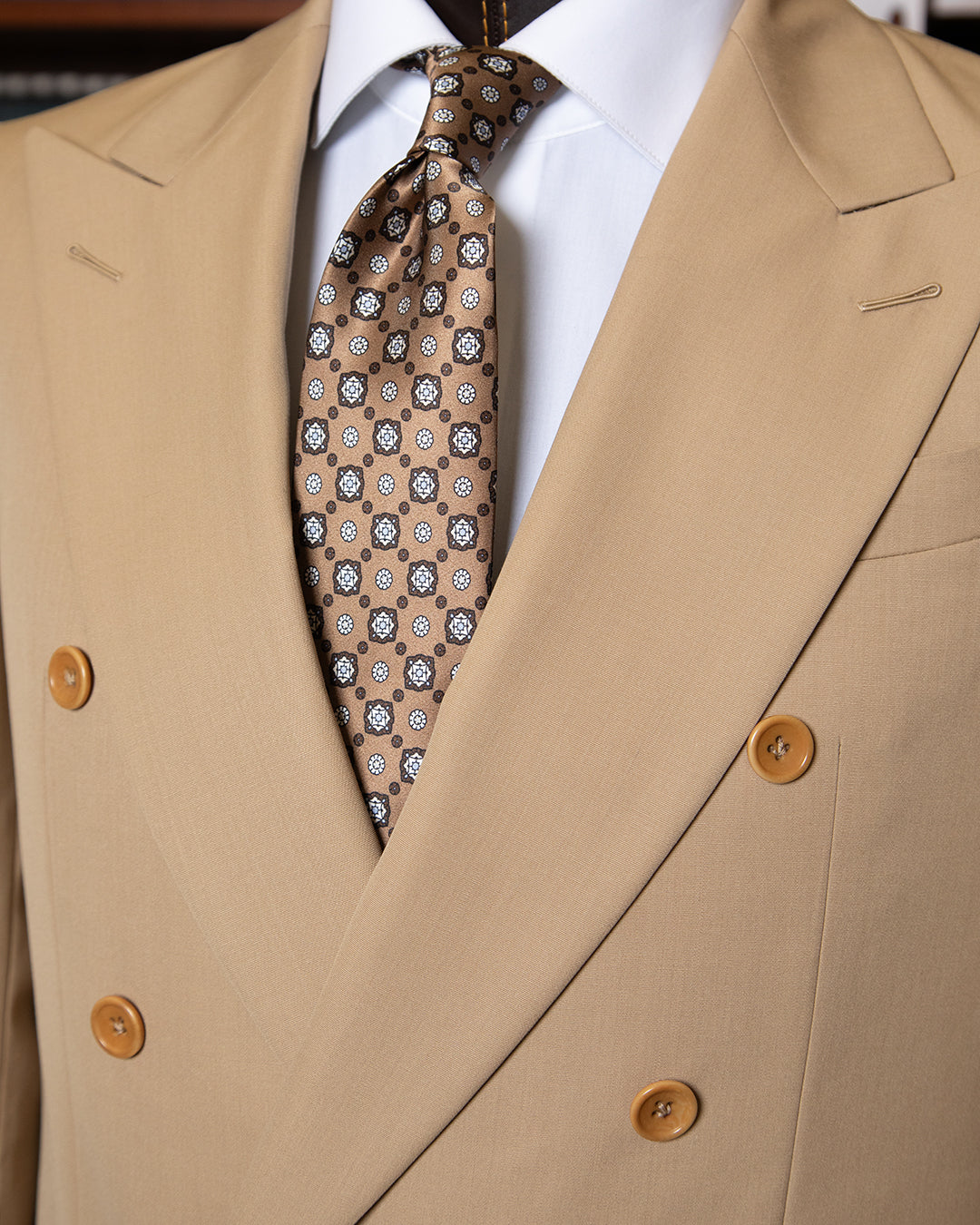 Abito Perugino Beige Khaki