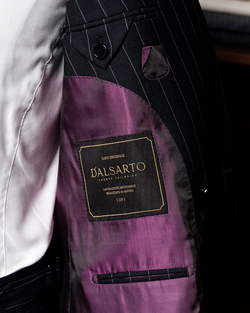 Perugino Blue Pinstripe Suit