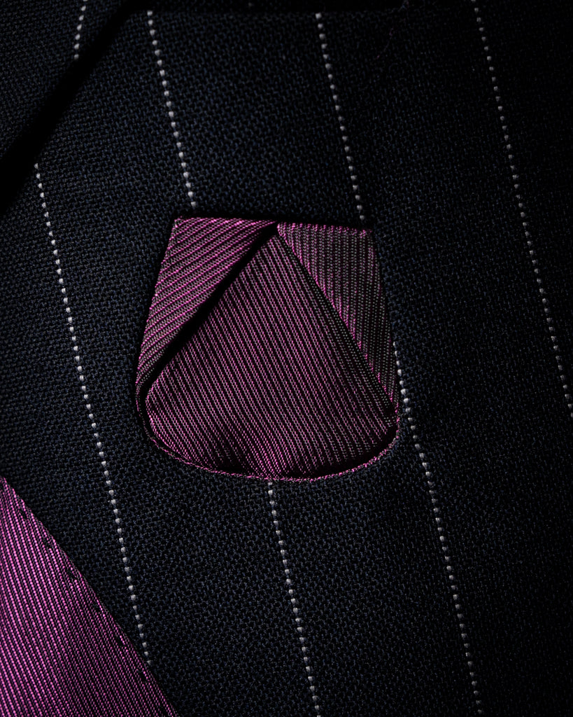 Perugino Blue Pinstripe Suit