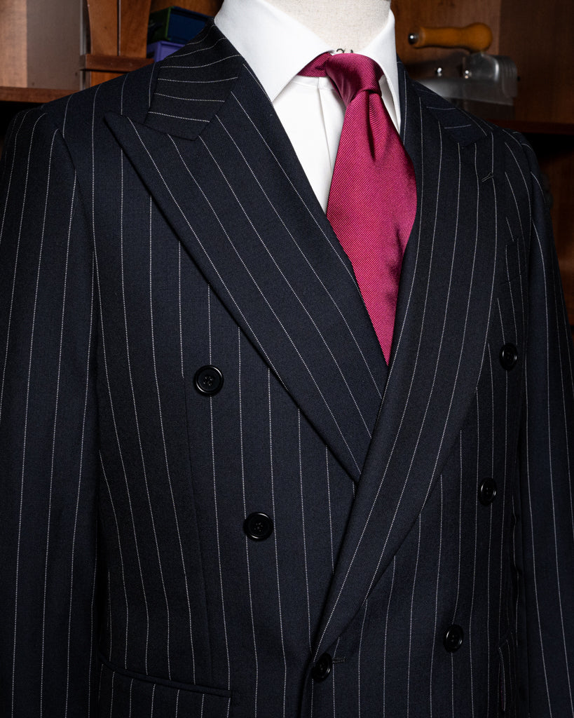 Perugino Blue Pinstripe Suit