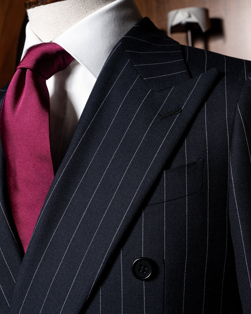 Perugino Blue Pinstripe Suit