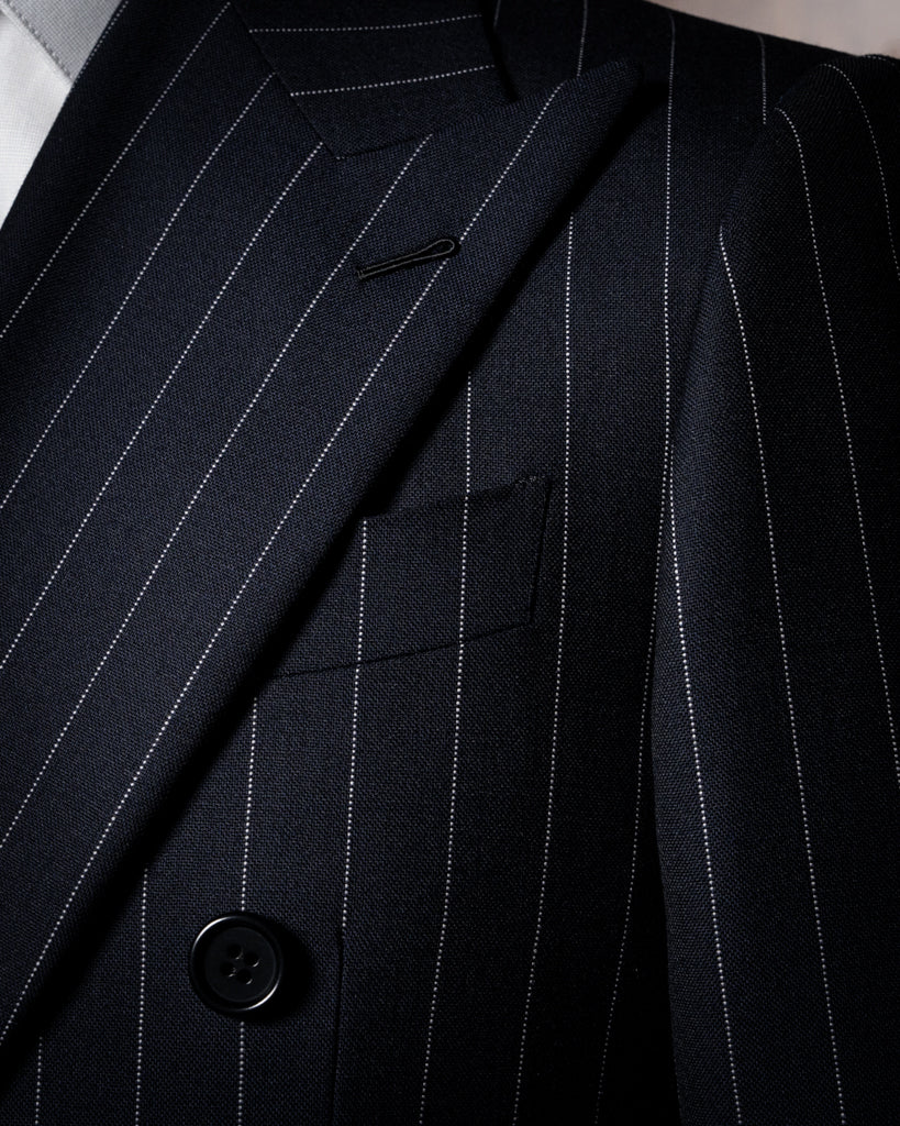 Perugino Blue Pinstripe Suit