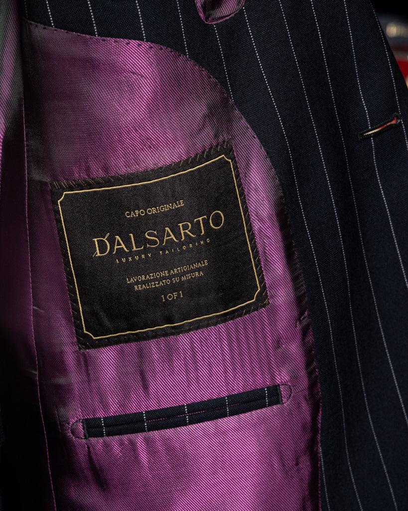 Perugino Blue Pinstripe Suit