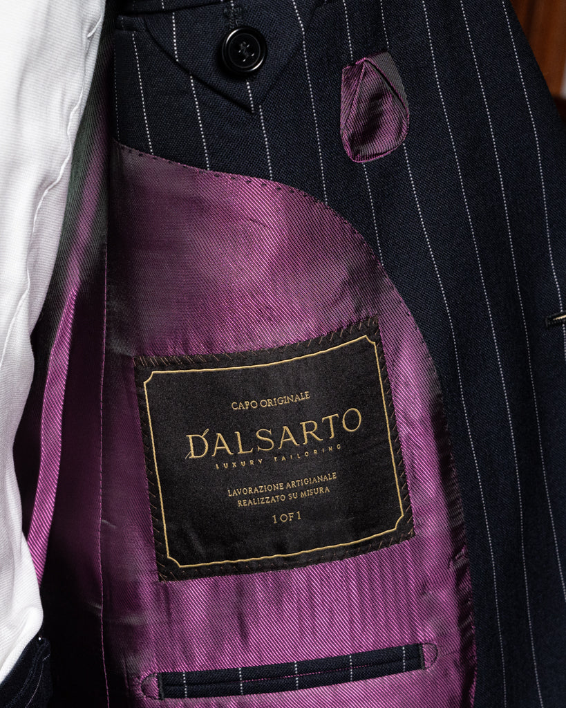 Perugino Blue Pinstripe Suit