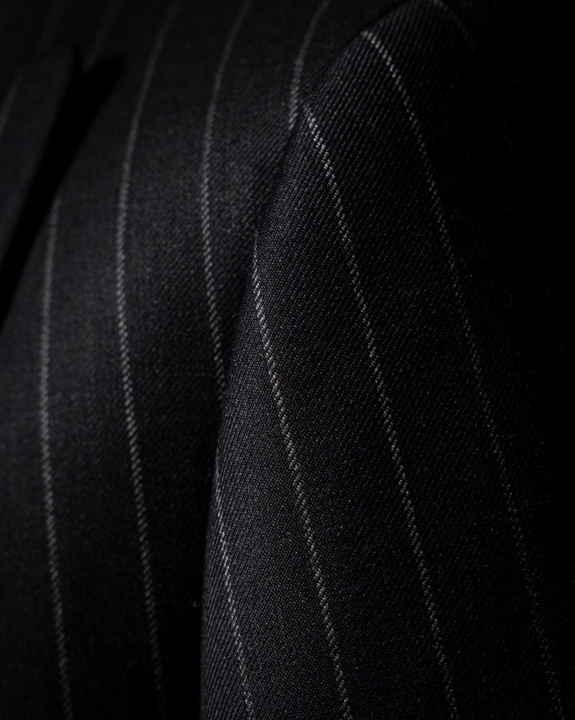 Perugino Dark Grey Pinstripe Suit