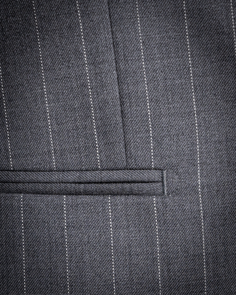 Perugino Gray Pinstripe Suit
