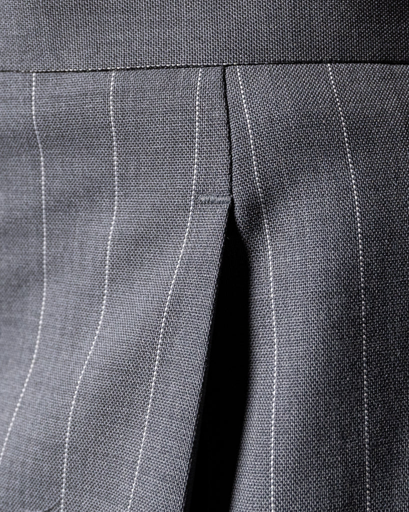 Perugino Ice Gray Pinstripe Suit