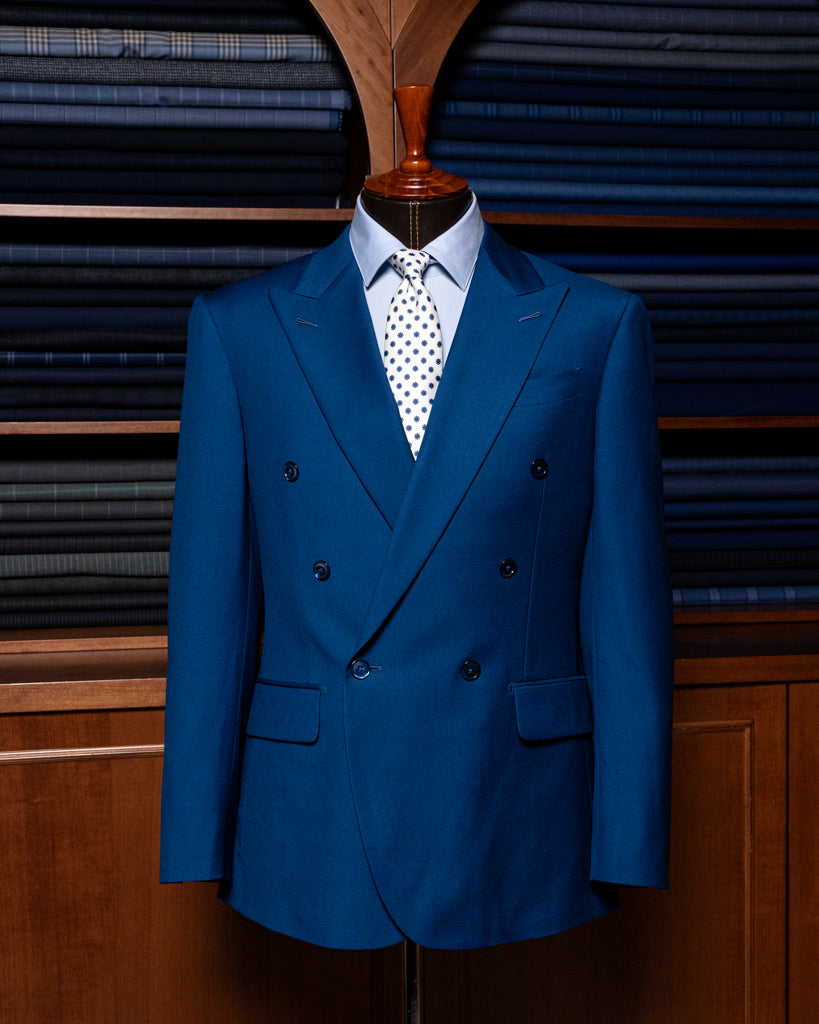 Bright Blue Perugino Suit