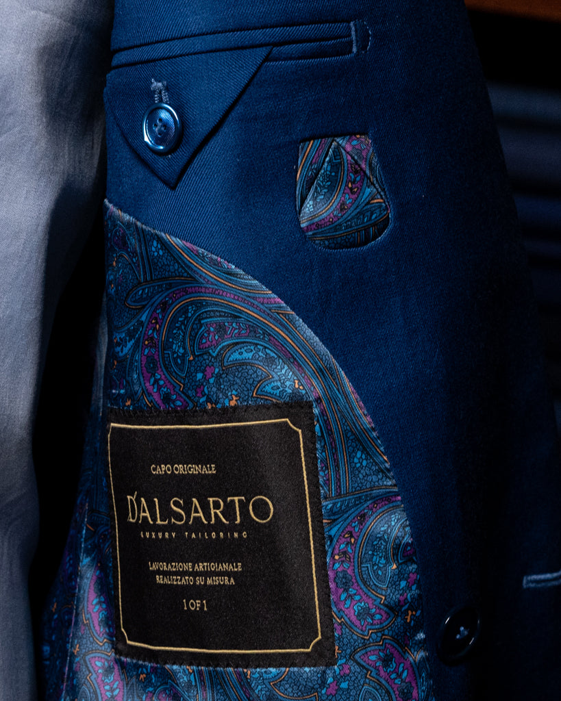 Bright Blue Perugino Suit