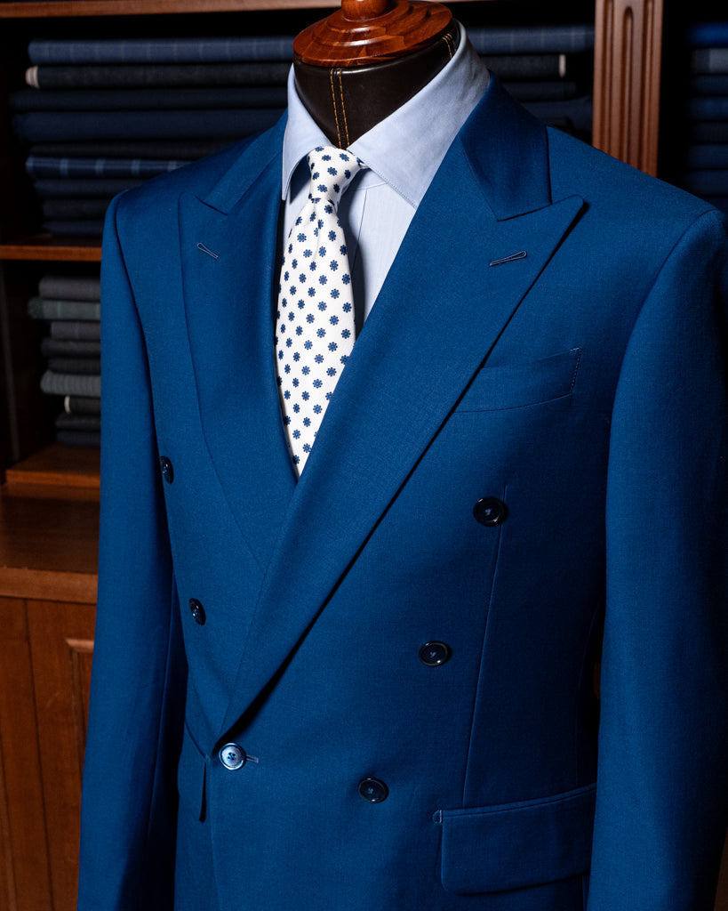 Bright Blue Perugino Suit