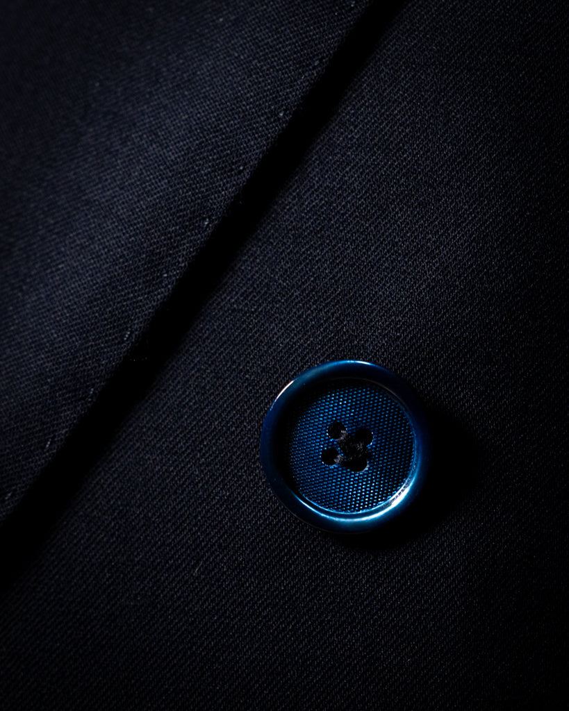 Perugino Herringbone Suit Medium Blue