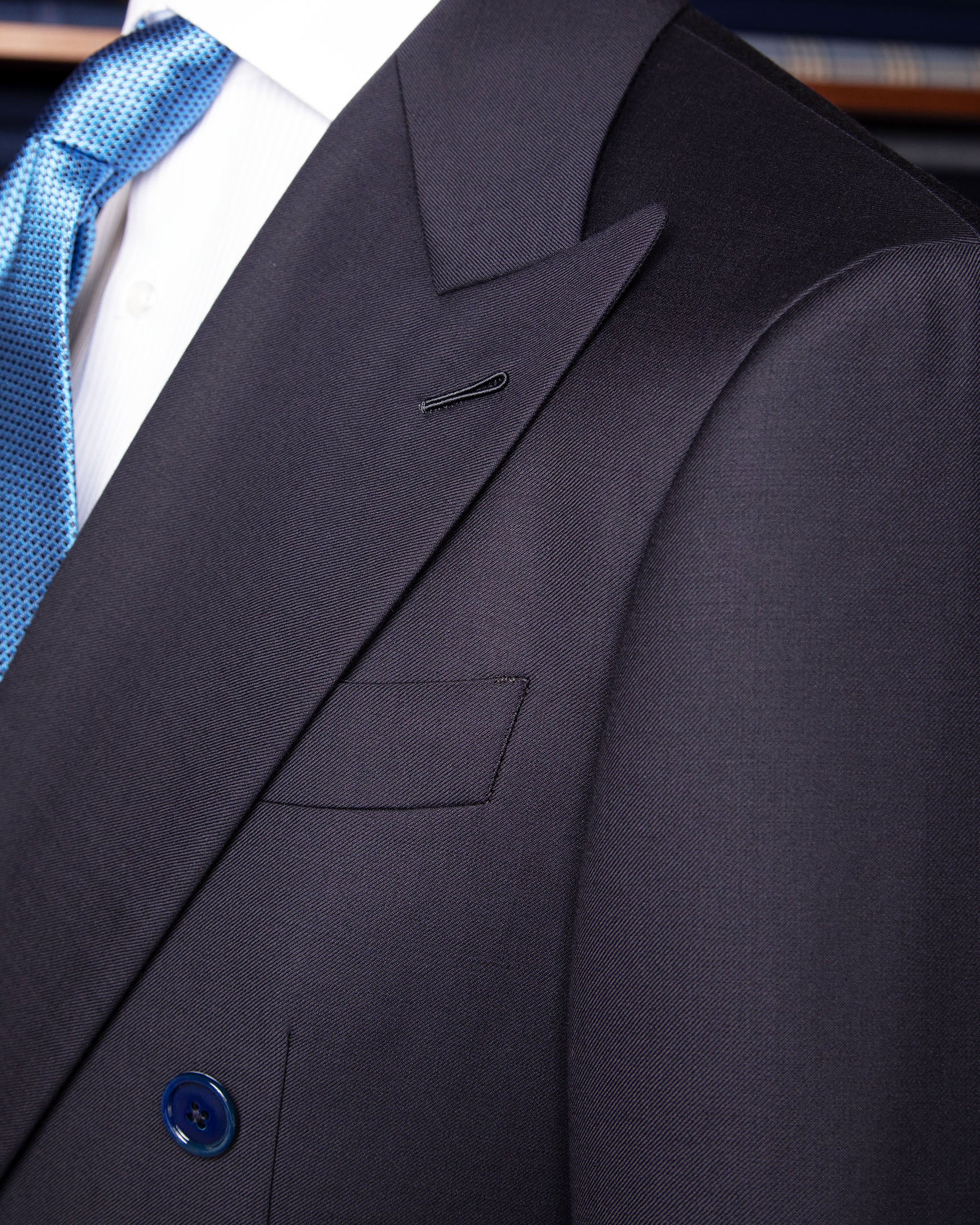 Perugino Double Breasted Blue Suit