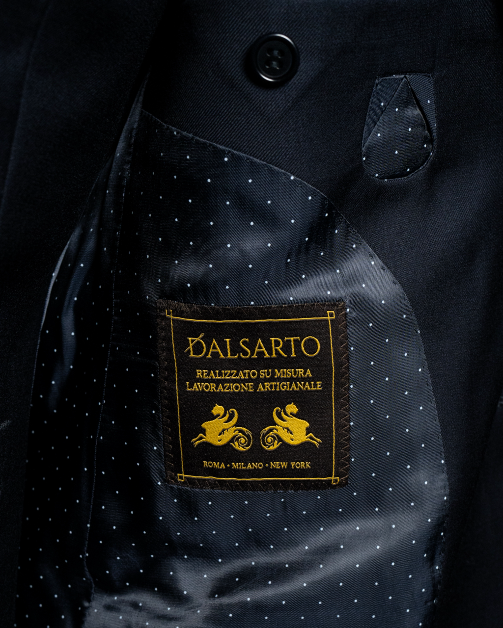 Abito Stile Smoking Donatello Navy Blue con Gilet