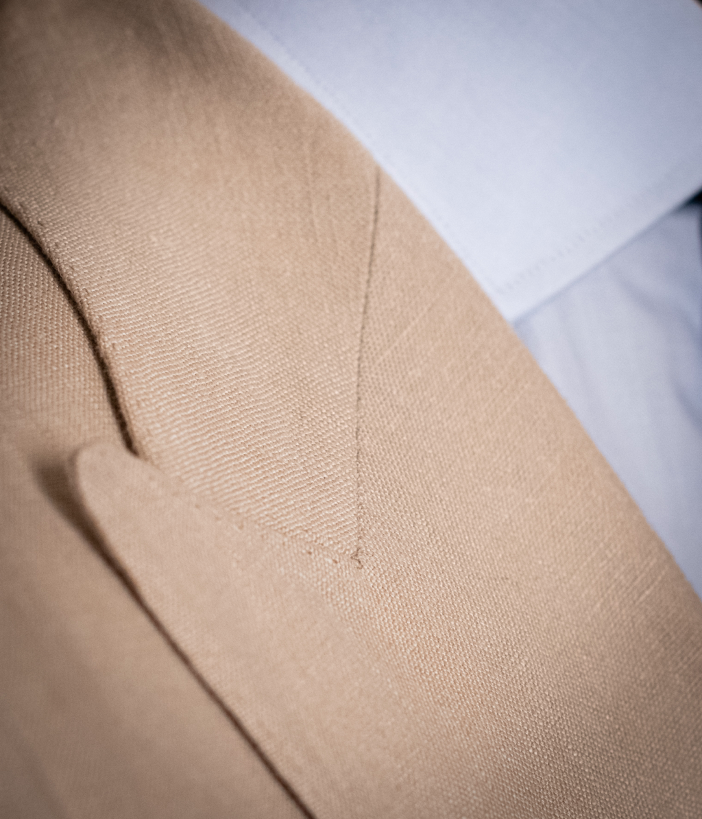 Bernini Beige Linen Suit