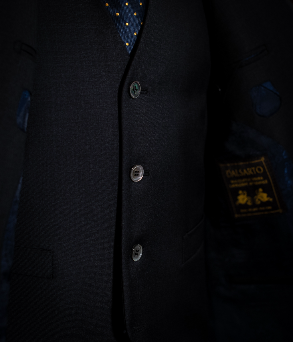 Bernini 3-Piece Anthracite Gray Suit