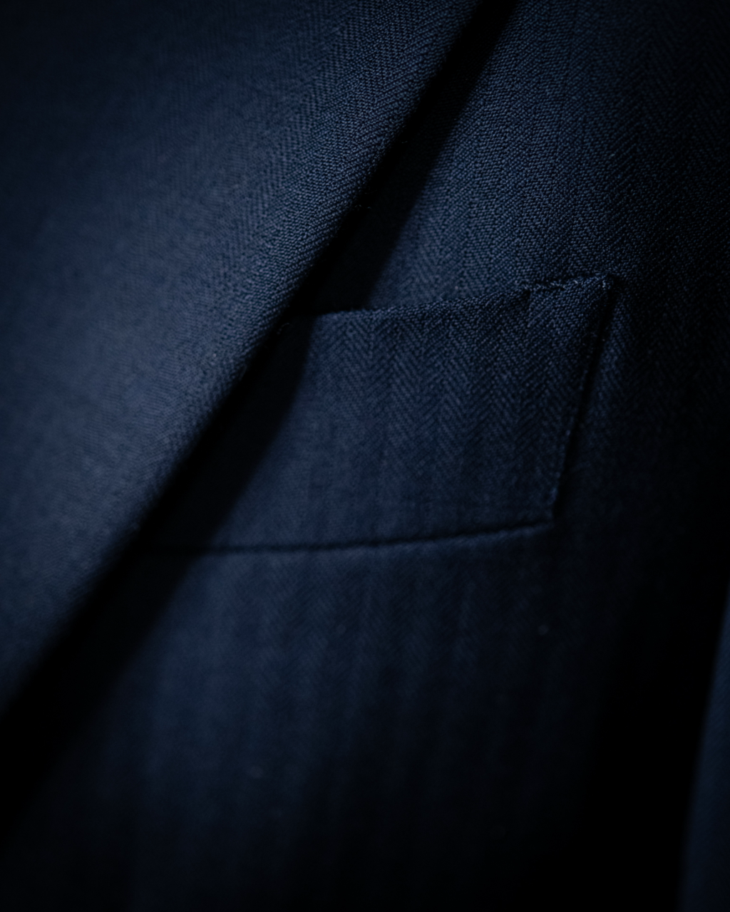 Abito Bernini 3 Pezzi Dark Blue Spinato
