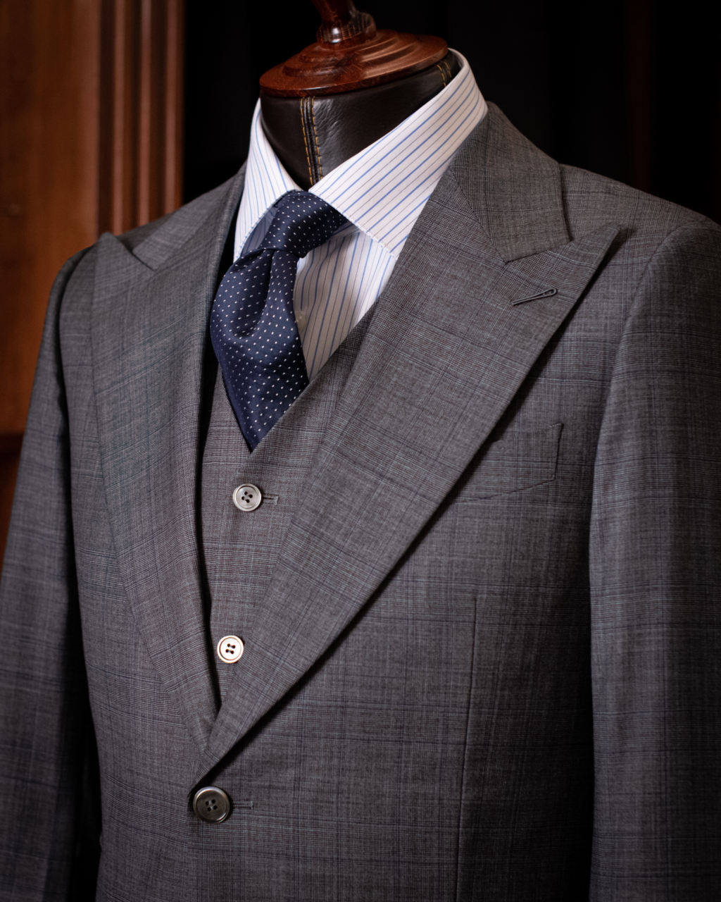 Bernini 3 Piece Suit Iron Gray