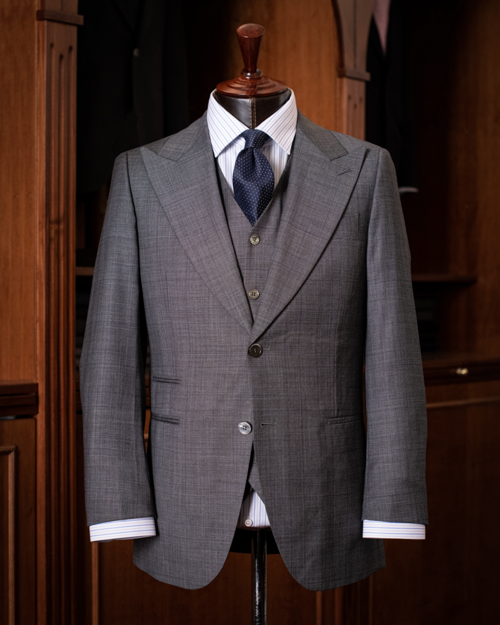 Bernini 3 Piece Suit Iron Gray
