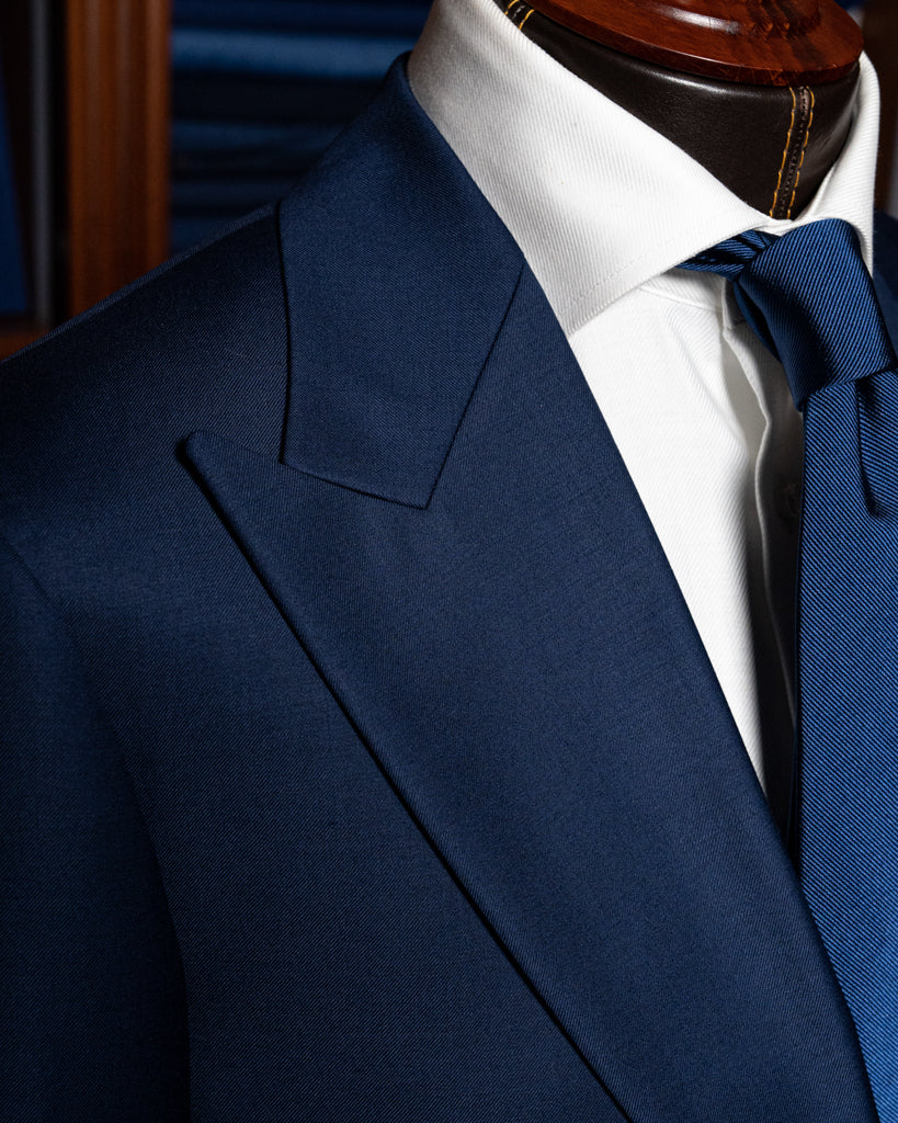 Bernini 3 Pieces Blue Suit with Gold Lining