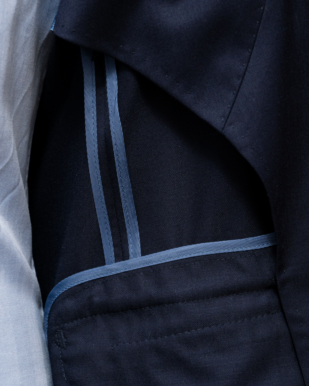 Giacca Bernini Blu Navy Sfoderato