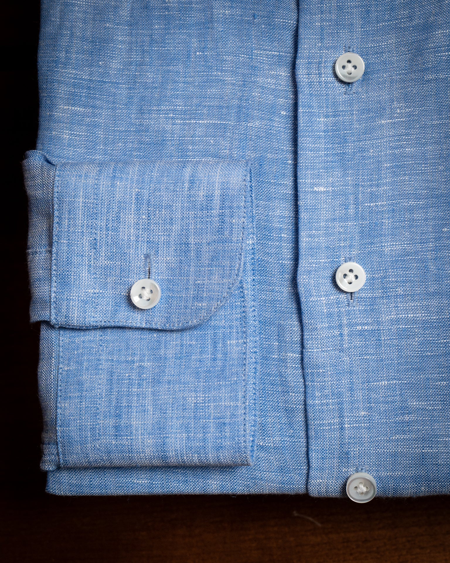 Blue Bellini Shirt in Linen