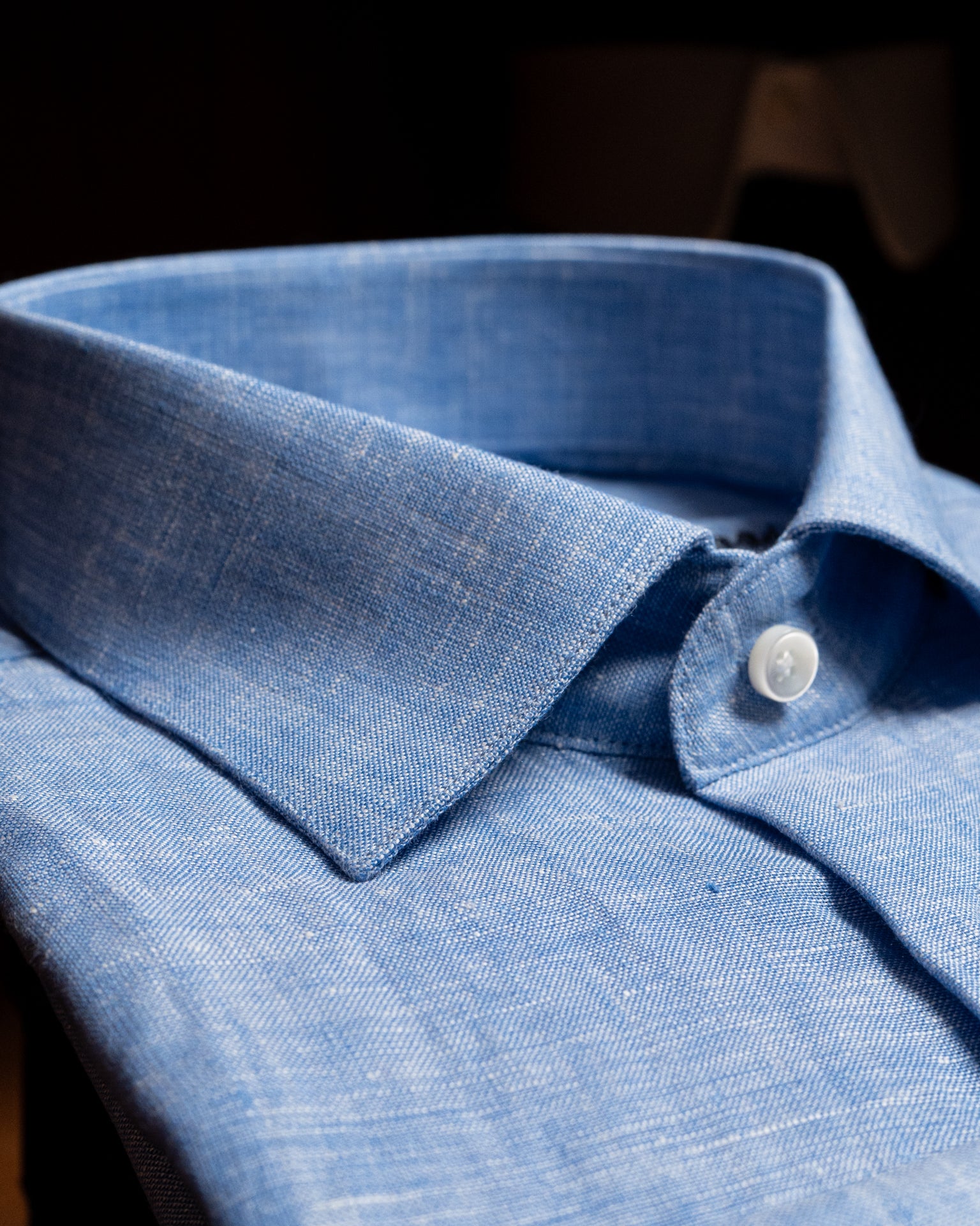 Blue Bellini Shirt in Linen