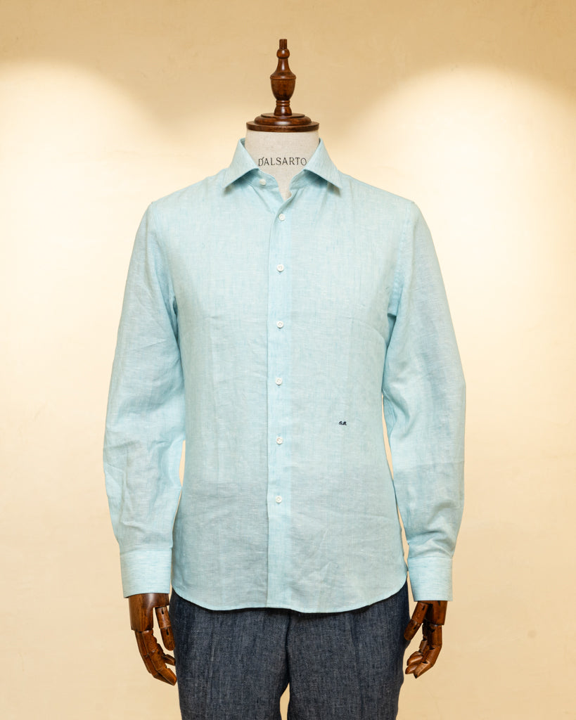 Bellini Light Blue Linen Shirt