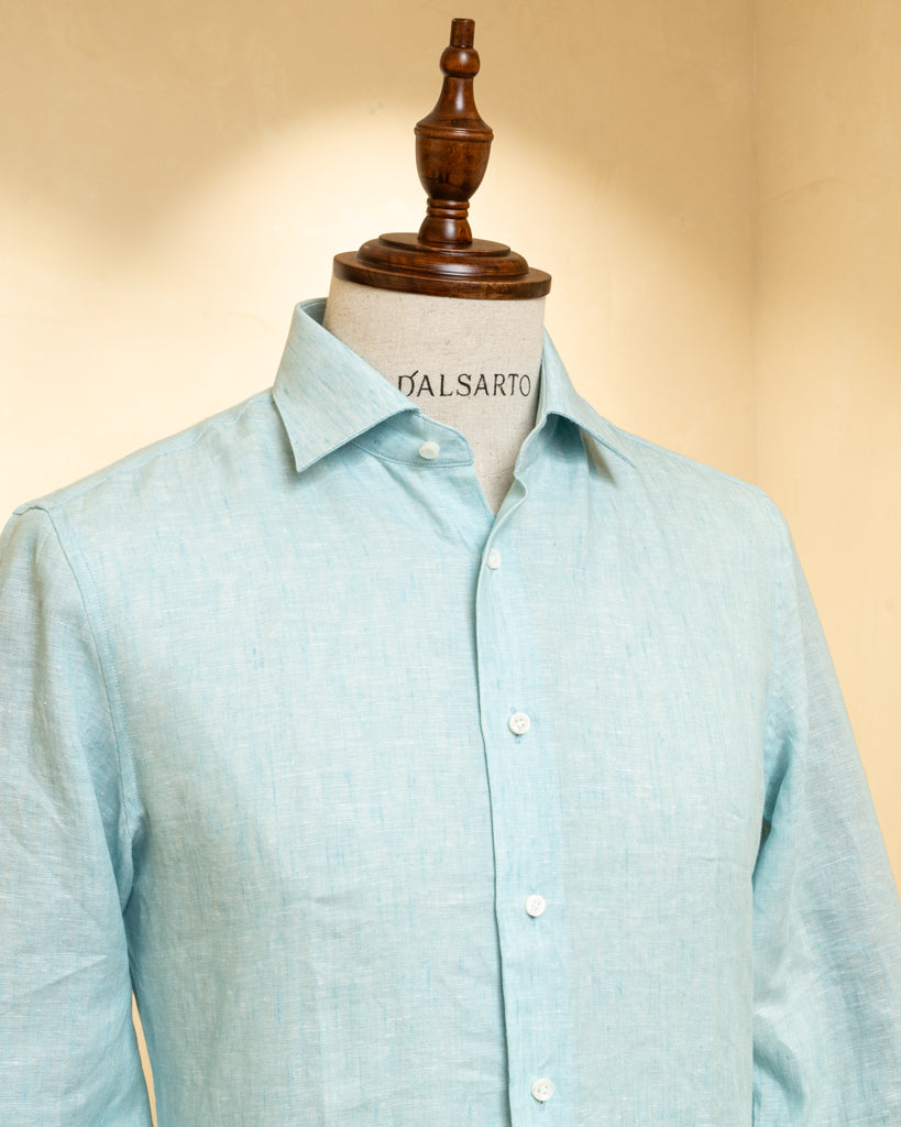 Bellini Light Blue Linen Shirt