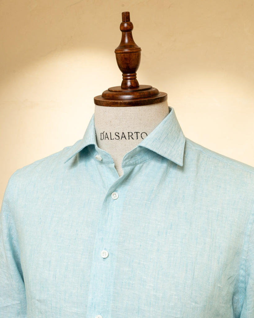 Bellini Light Blue Linen Shirt