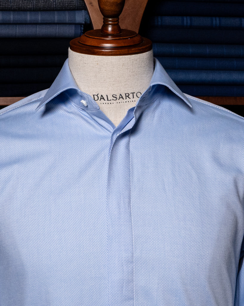 Camicia Bellini Piquet Azzurra