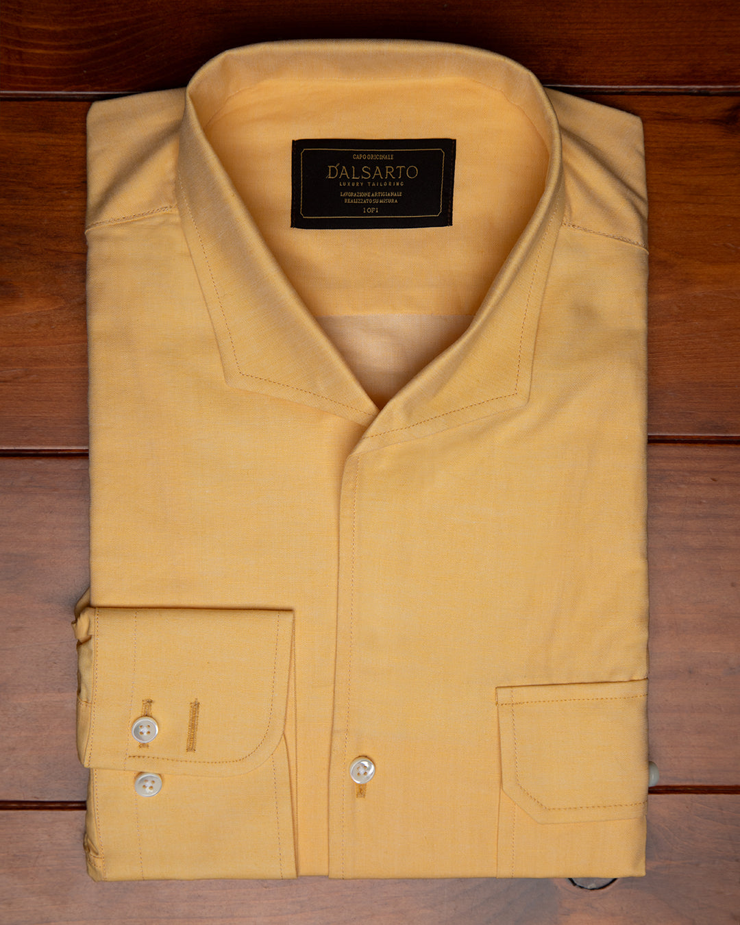 Camicia Capri Giallo Senape