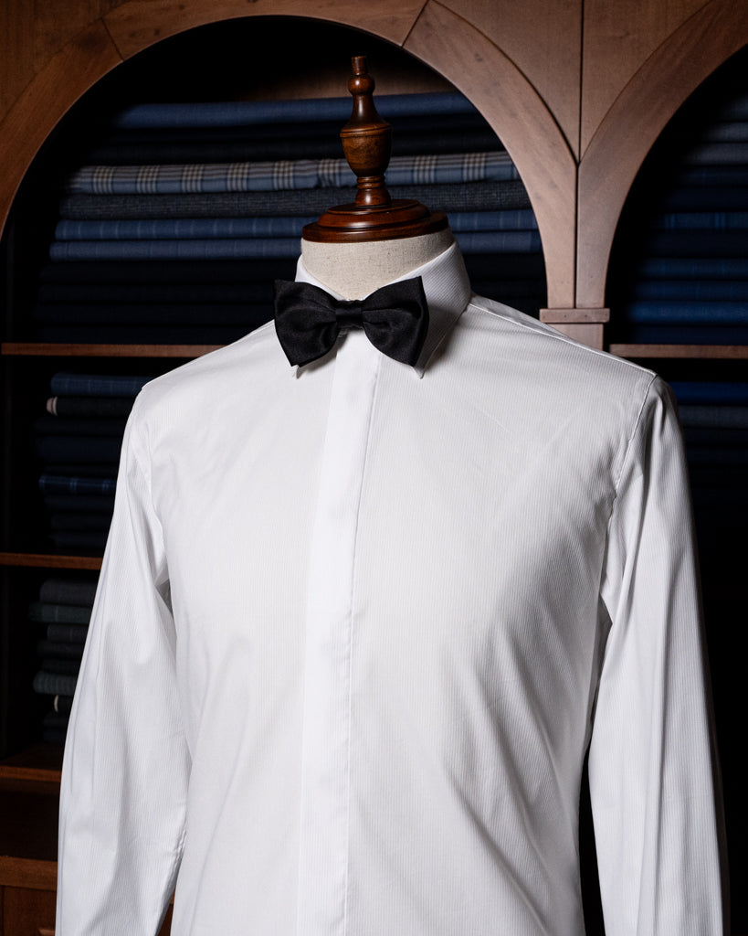 Camicia Cerimonia Bianca Spinata