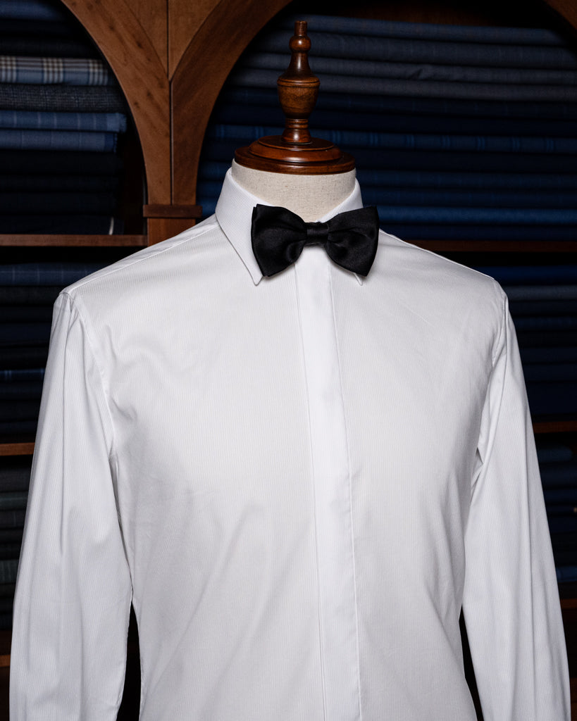 Camicia Cerimonia Bianca Spinata