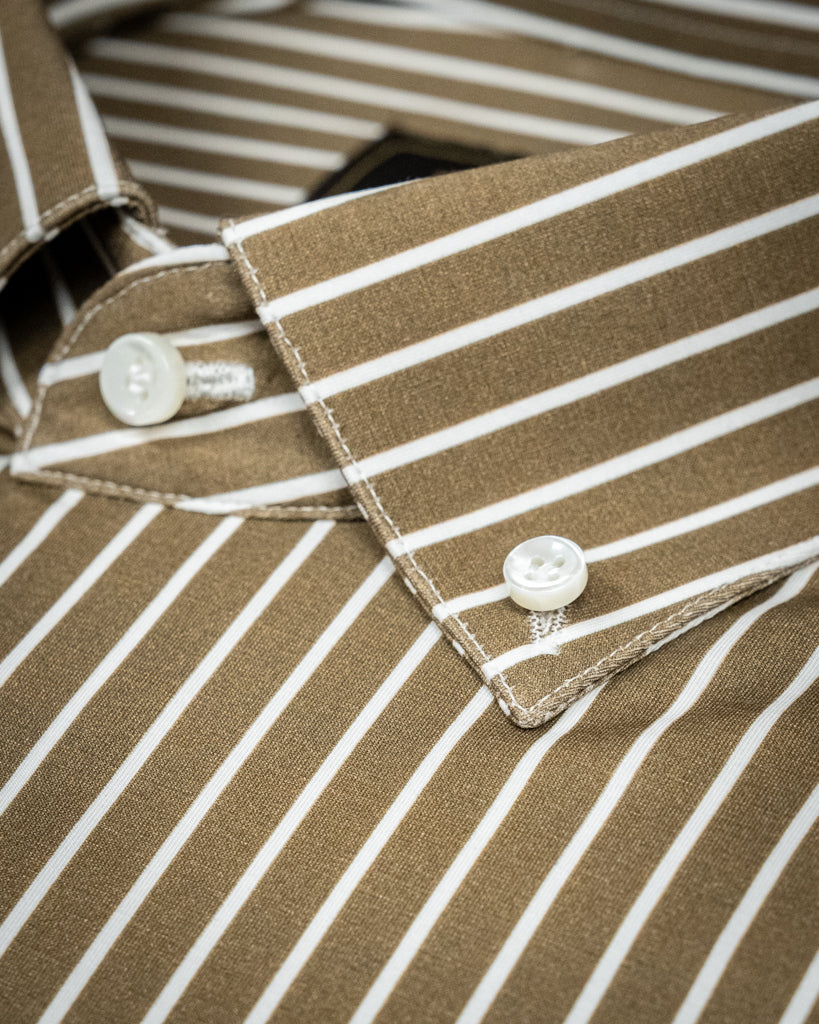 Camicia Marrone Bacchettata