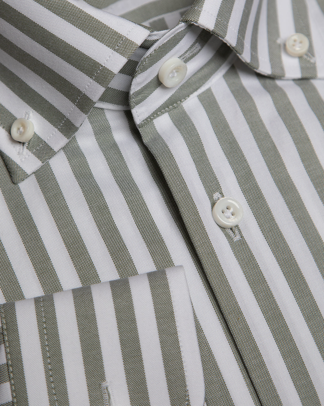 Camicia Righe Verdi