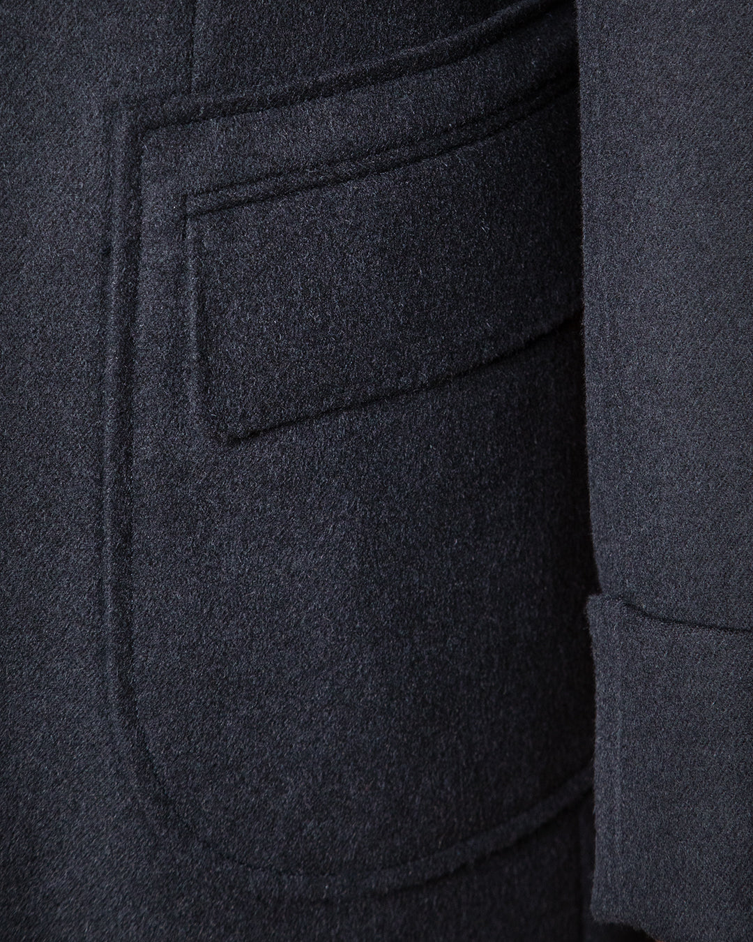 Cappotto Blu Doppiopetto Casual