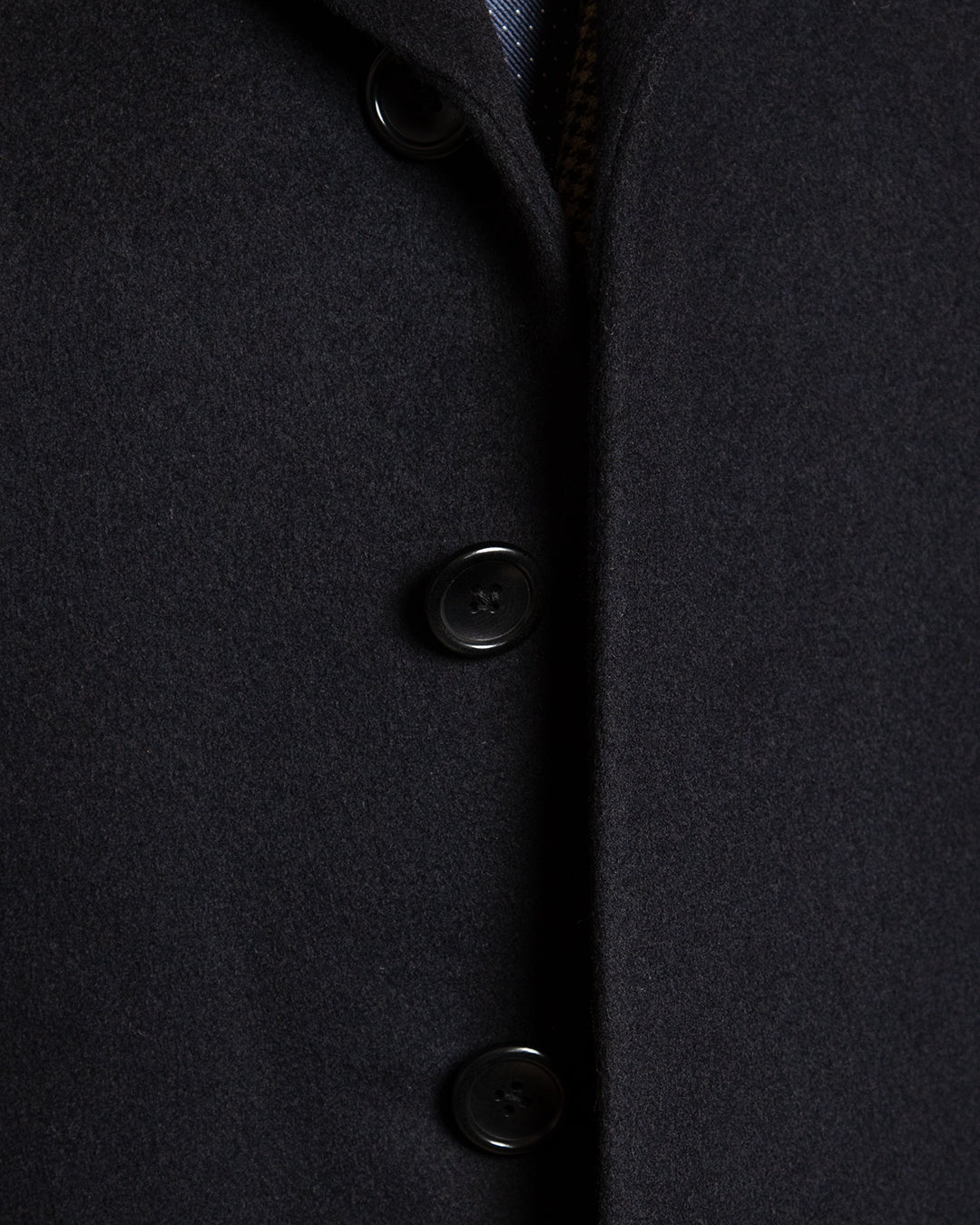 Blue Coat with Blanket Buttons