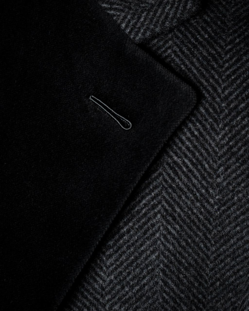 Cappotto Brunelleschi Spinato Grigio Lana e Cashmere