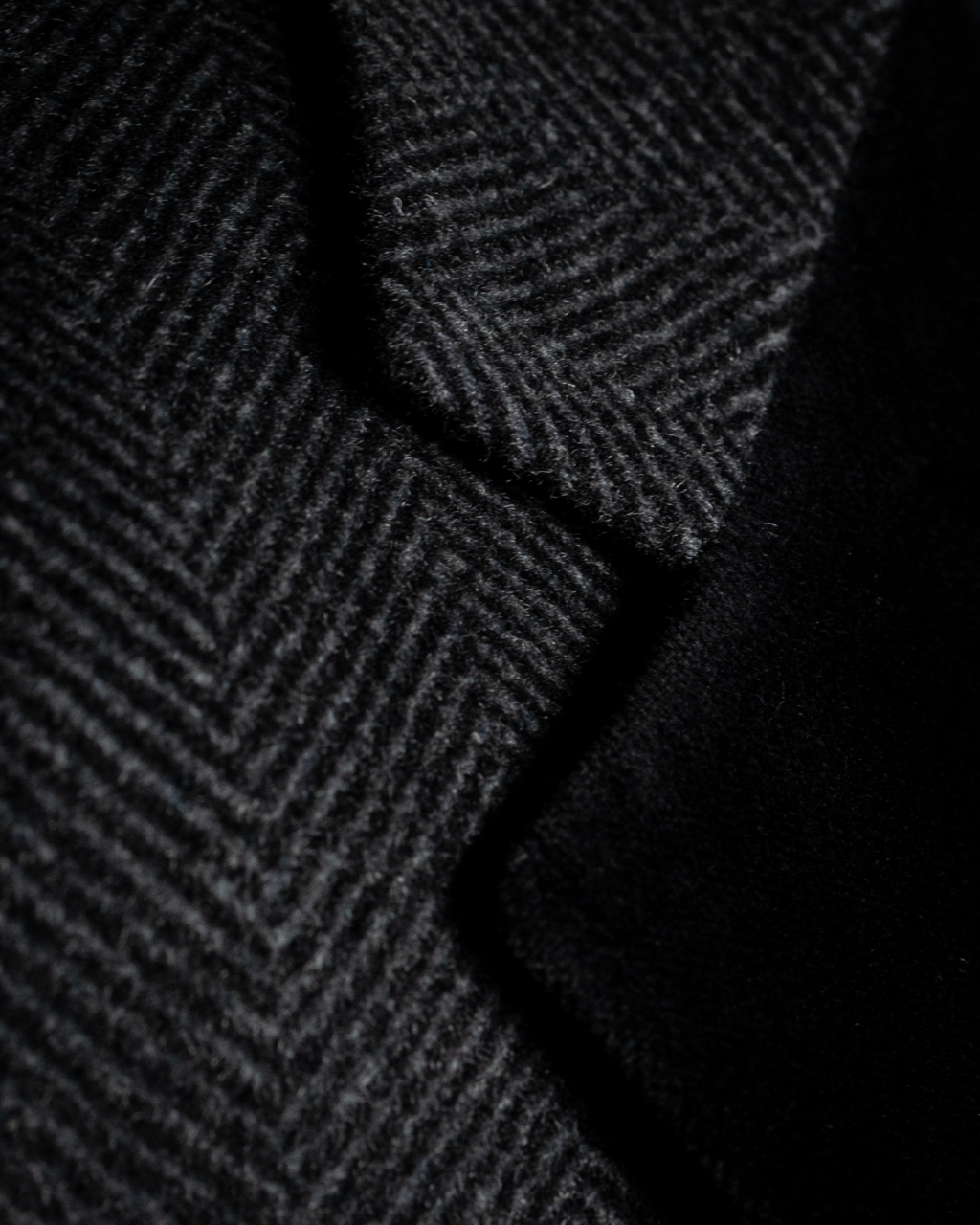 Cappotto Brunelleschi Spinato Grigio Lana e Cashmere
