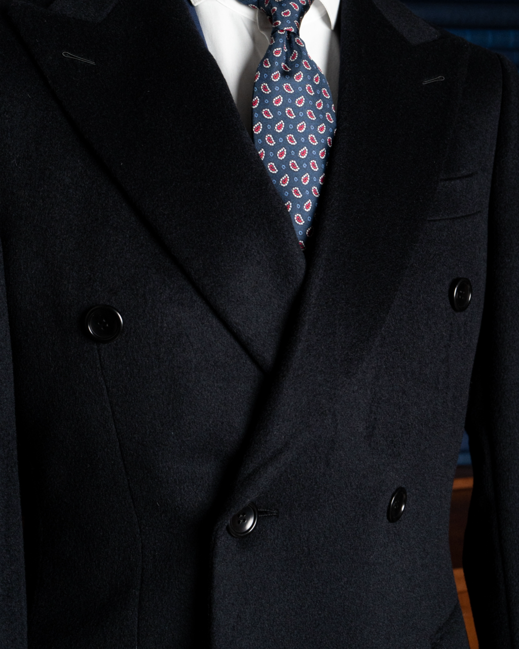 Double-breasted Ghiberti Blue Coat