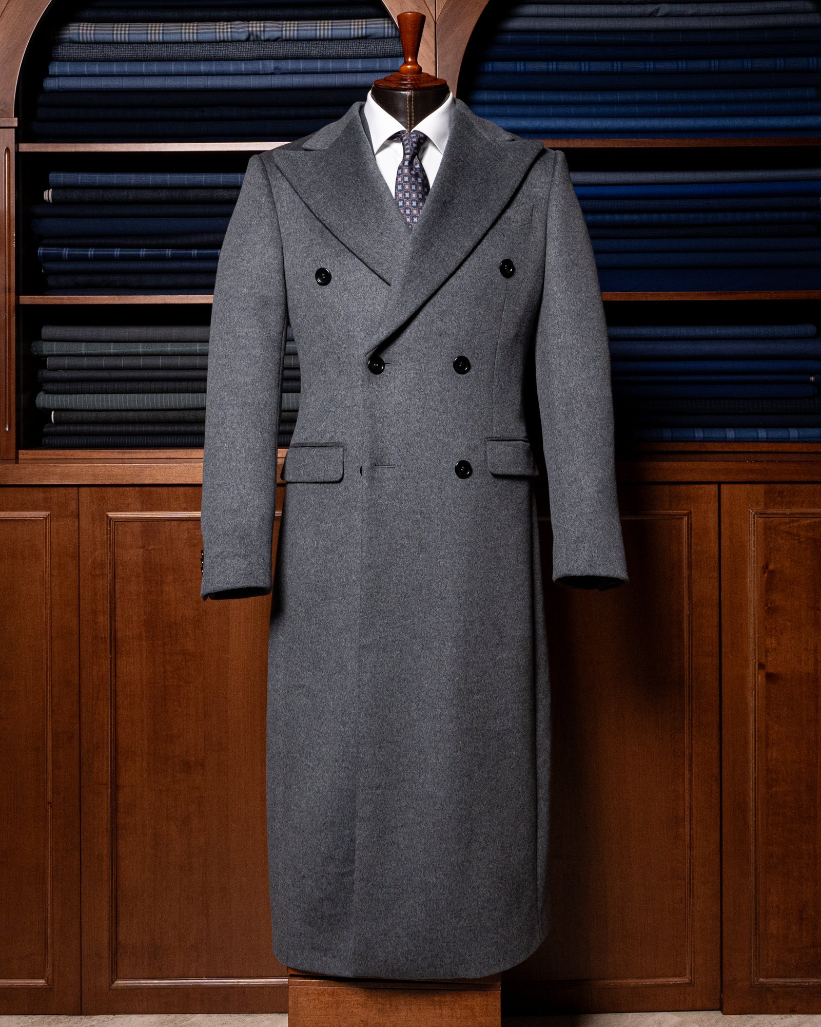 Ash Gray Ghiberti Coat
