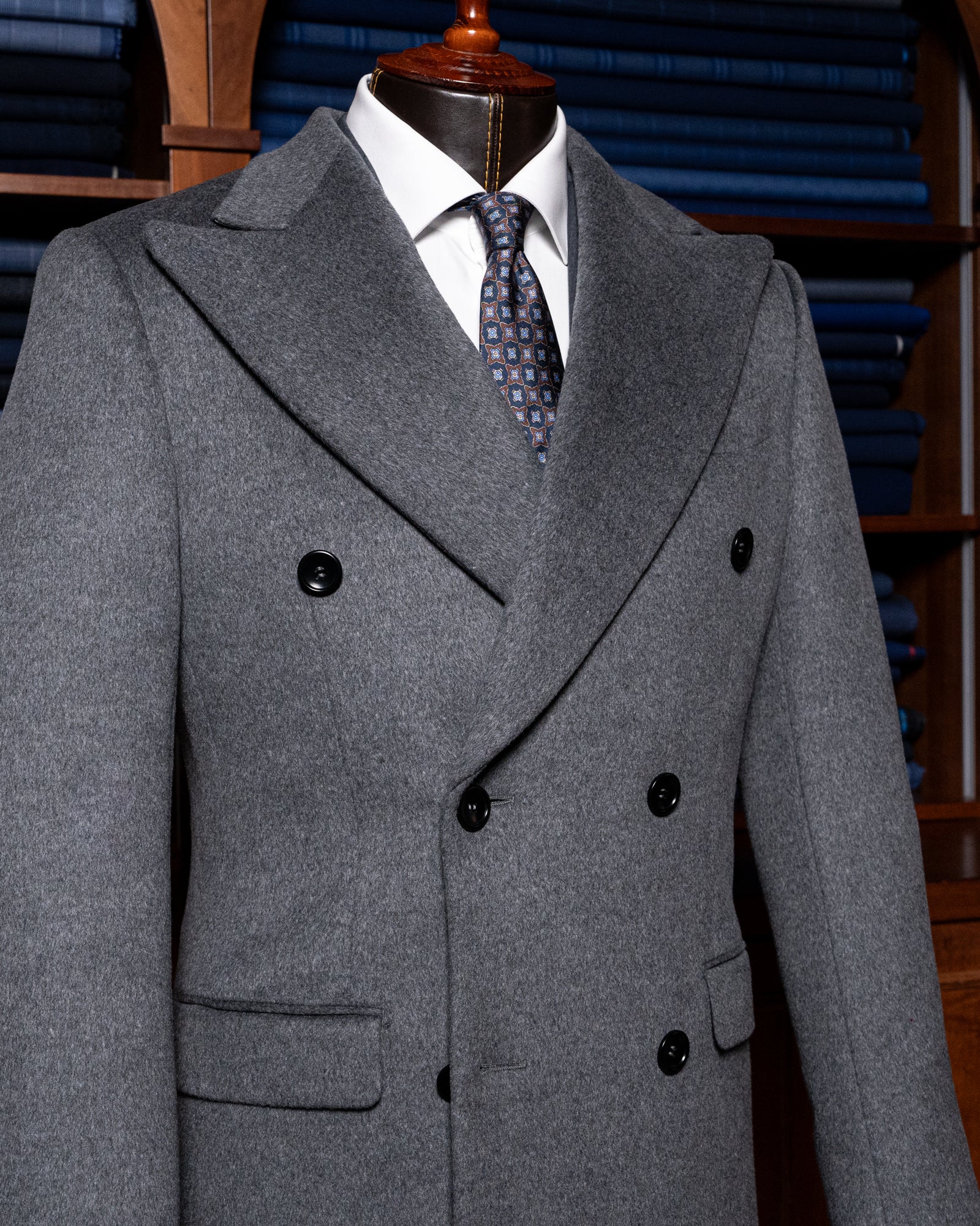 Ash Gray Ghiberti Coat